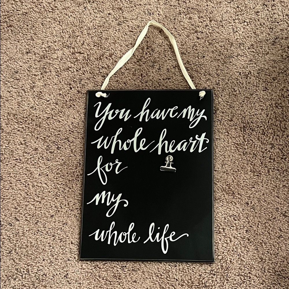 Black and White Inspirational Wall Decor